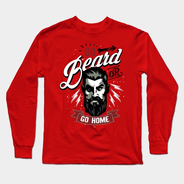 Beard Long Sleeve T-Shirt by GoEast